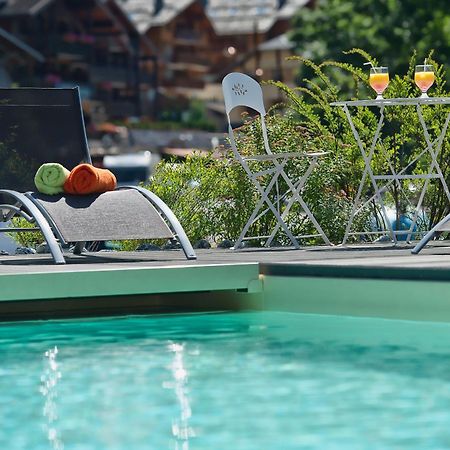 Hotel-Chalet Les Ecureuils Restaurant, Piscine, Garage Льо Гран-Борнан Екстериор снимка