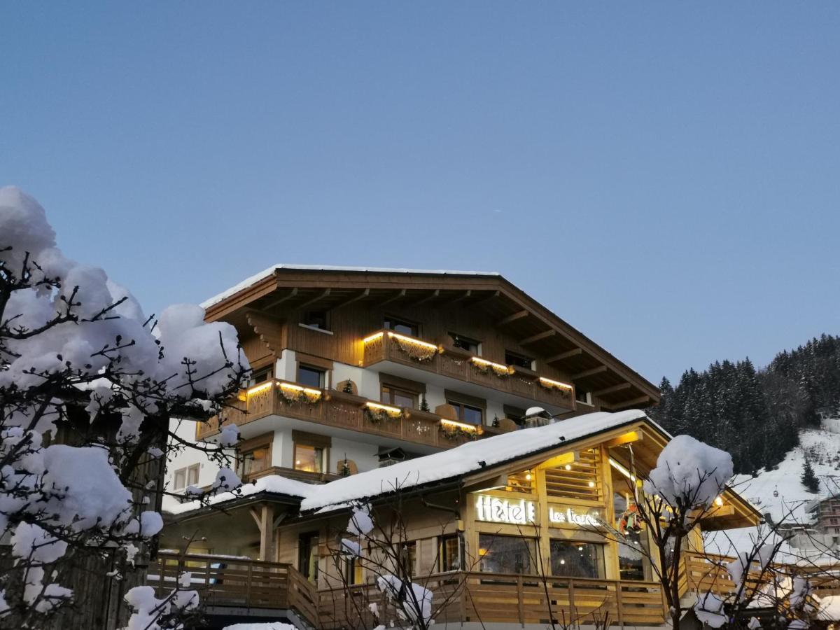 Hotel-Chalet Les Ecureuils Restaurant, Piscine, Garage Льо Гран-Борнан Екстериор снимка