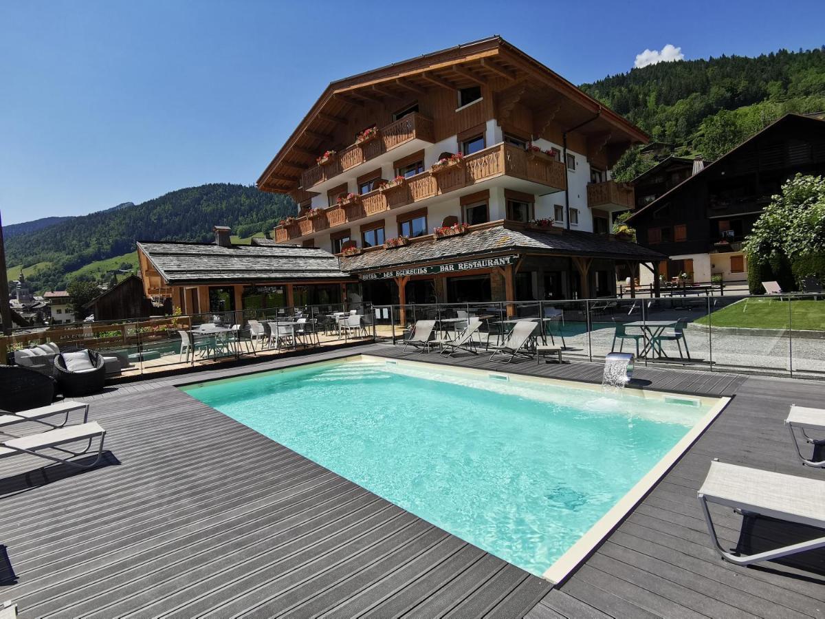 Hotel-Chalet Les Ecureuils Restaurant, Piscine, Garage Льо Гран-Борнан Екстериор снимка
