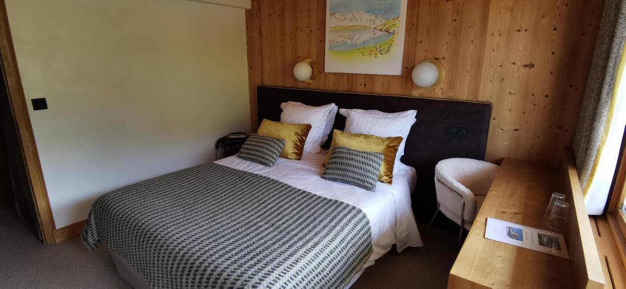 Hotel-Chalet Les Ecureuils Restaurant, Piscine, Garage Льо Гран-Борнан Екстериор снимка