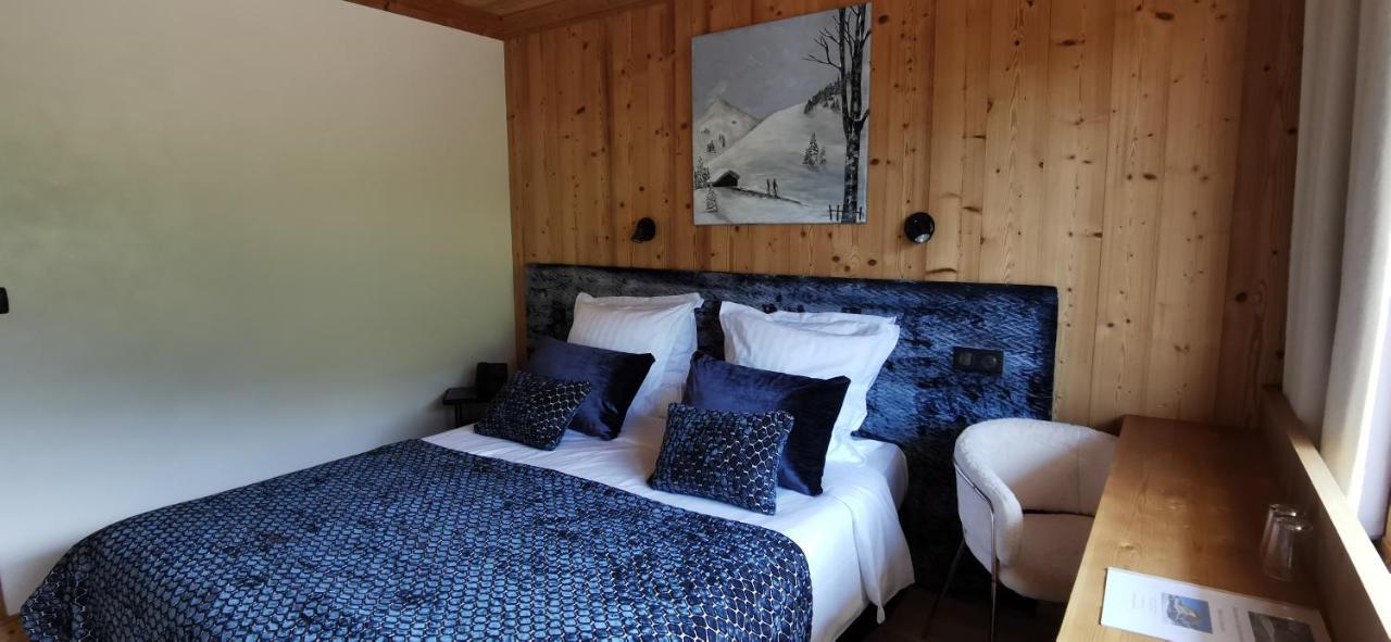 Hotel-Chalet Les Ecureuils Restaurant, Piscine, Garage Льо Гран-Борнан Екстериор снимка