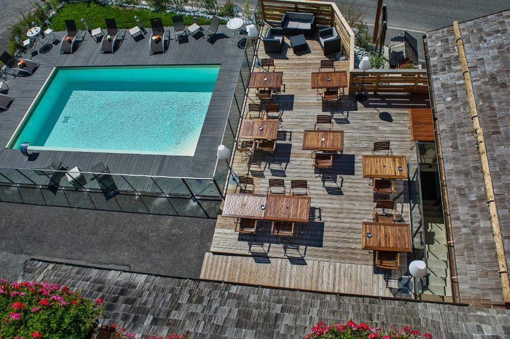 Hotel-Chalet Les Ecureuils Restaurant, Piscine, Garage Льо Гран-Борнан Екстериор снимка